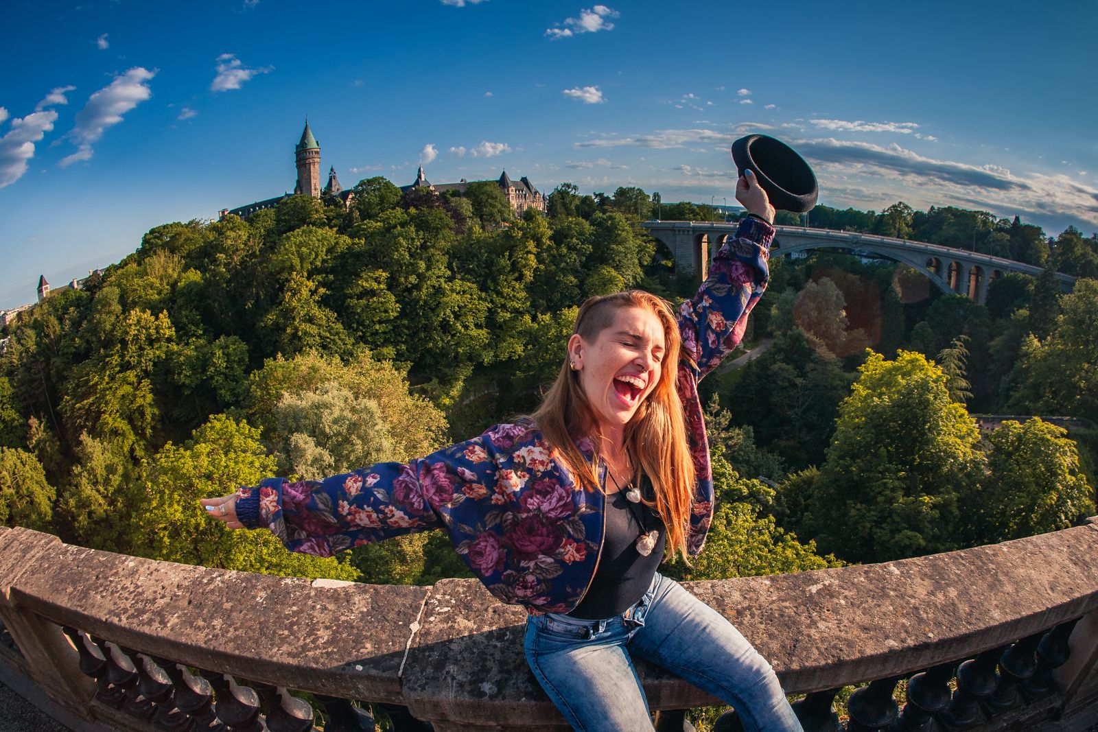 Plateau Bourbon view, Luxembourg City, Luxembourg