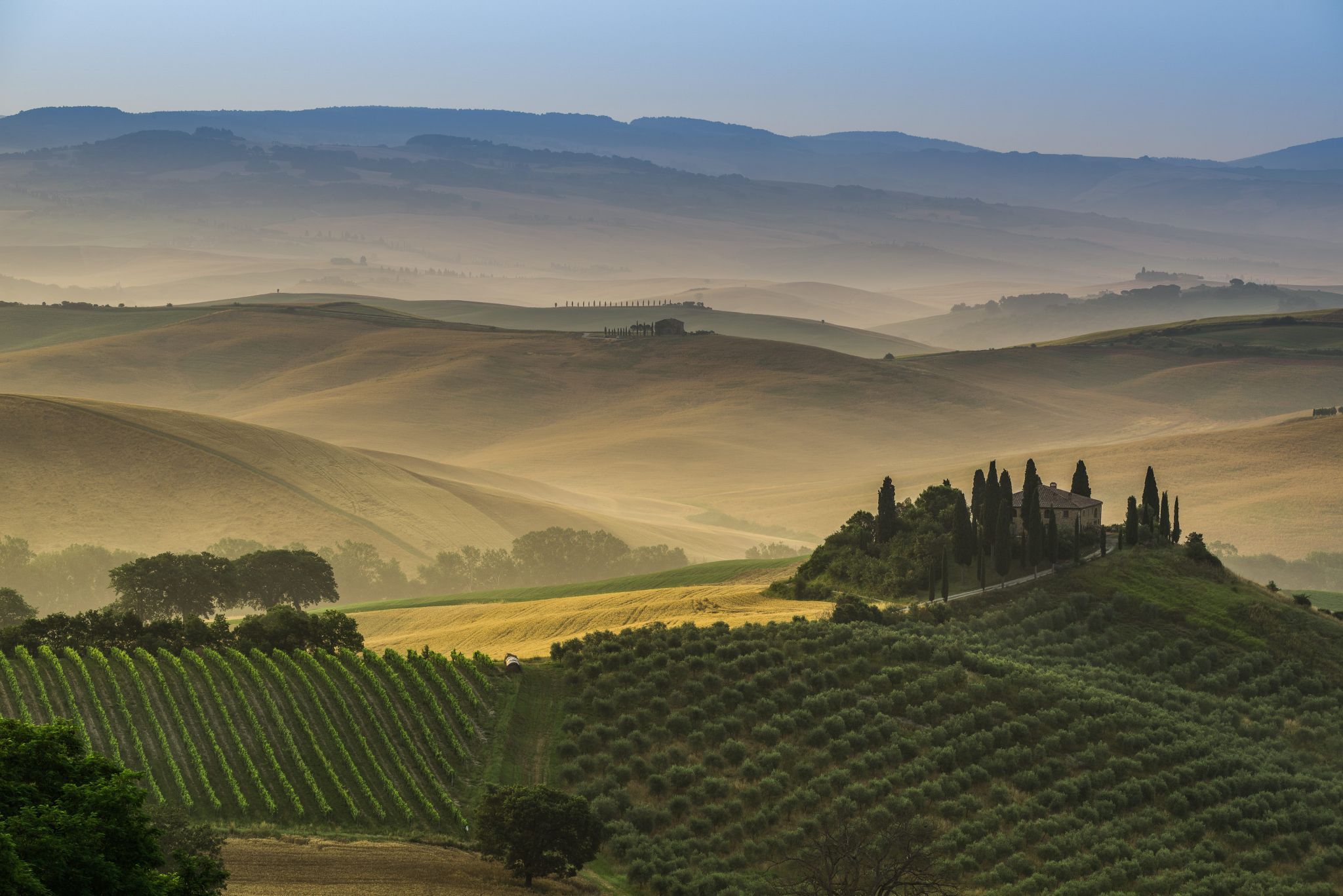 Podere Belvedere in the Val D'orcia Tuscany, Italy