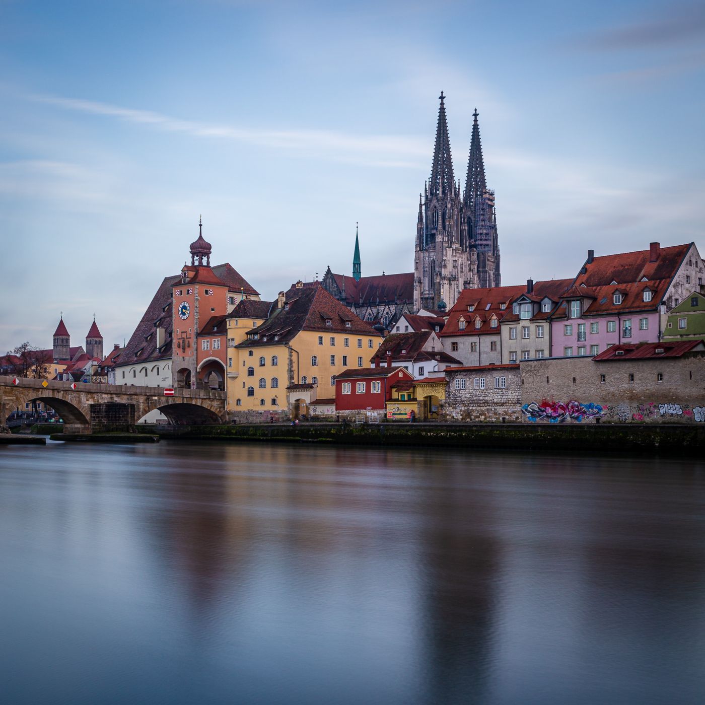 View of Regensburg, Germany