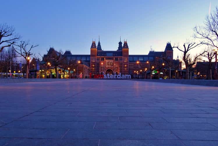 Rijksmuseum Reflecting Pool, Amsterdam