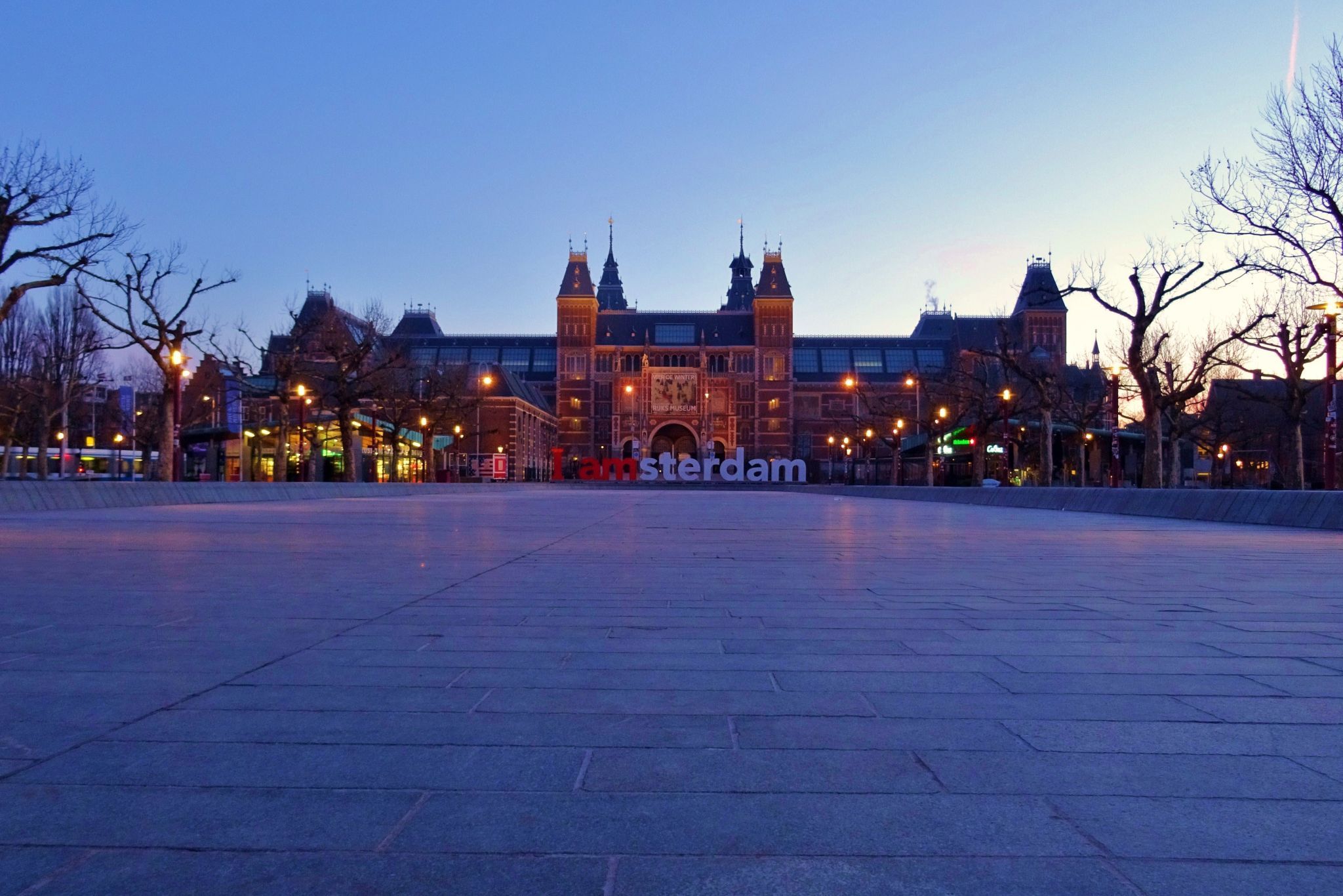 Rijksmuseum Reflecting Pool, Amsterdam, Netherlands