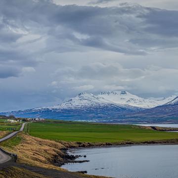 Road to Akureyri, Iceland
