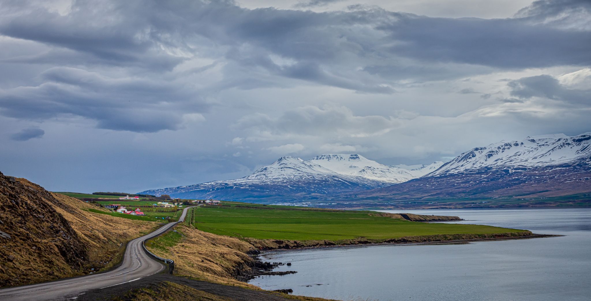 Road to Akureyri, Iceland