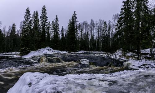 Ruskeal Falls, Tohmajoki Waterfall, Karelia