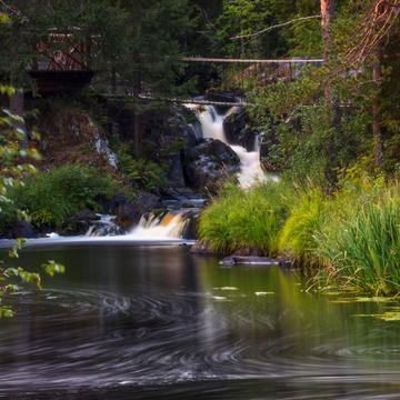 Ruskeal Falls, Tohmajoki Waterfall, Karelia, Russian Federation