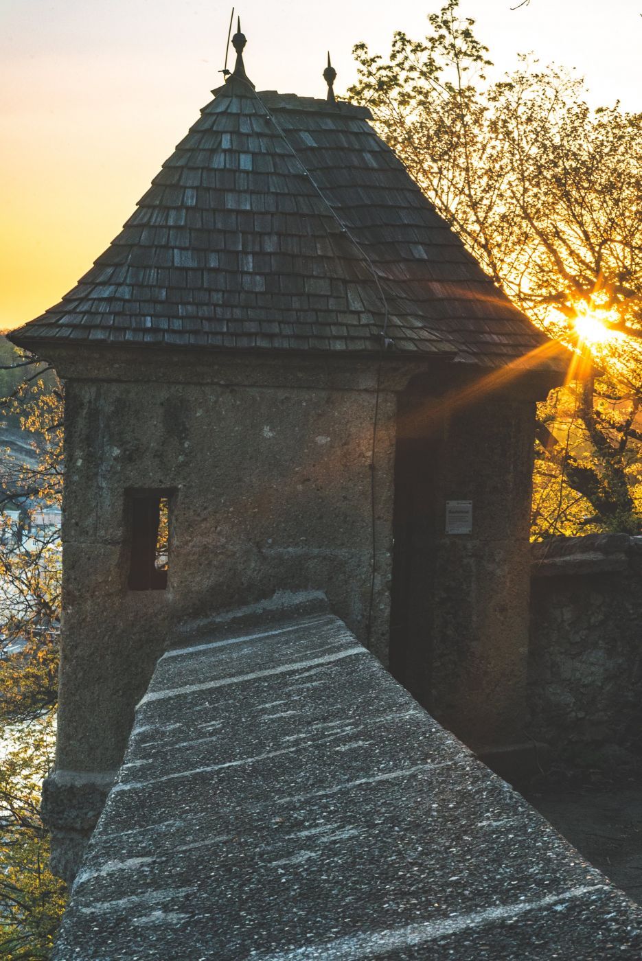 Salzburg from Kapuzinerberg, Austria