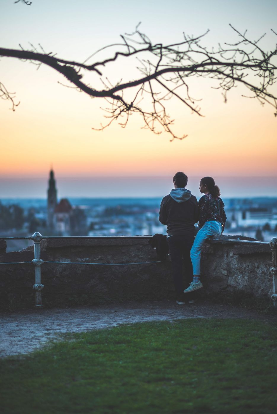 Salzburg from Kapuzinerberg, Austria