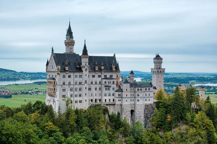 Neuschwanstein Castle from Marienbridge - The classic view