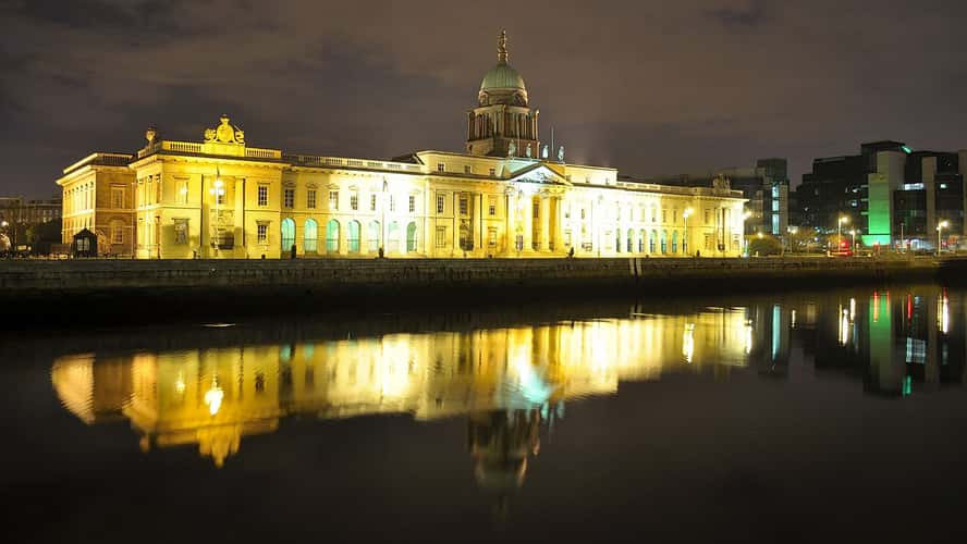 Side of River Liffey, Dublin