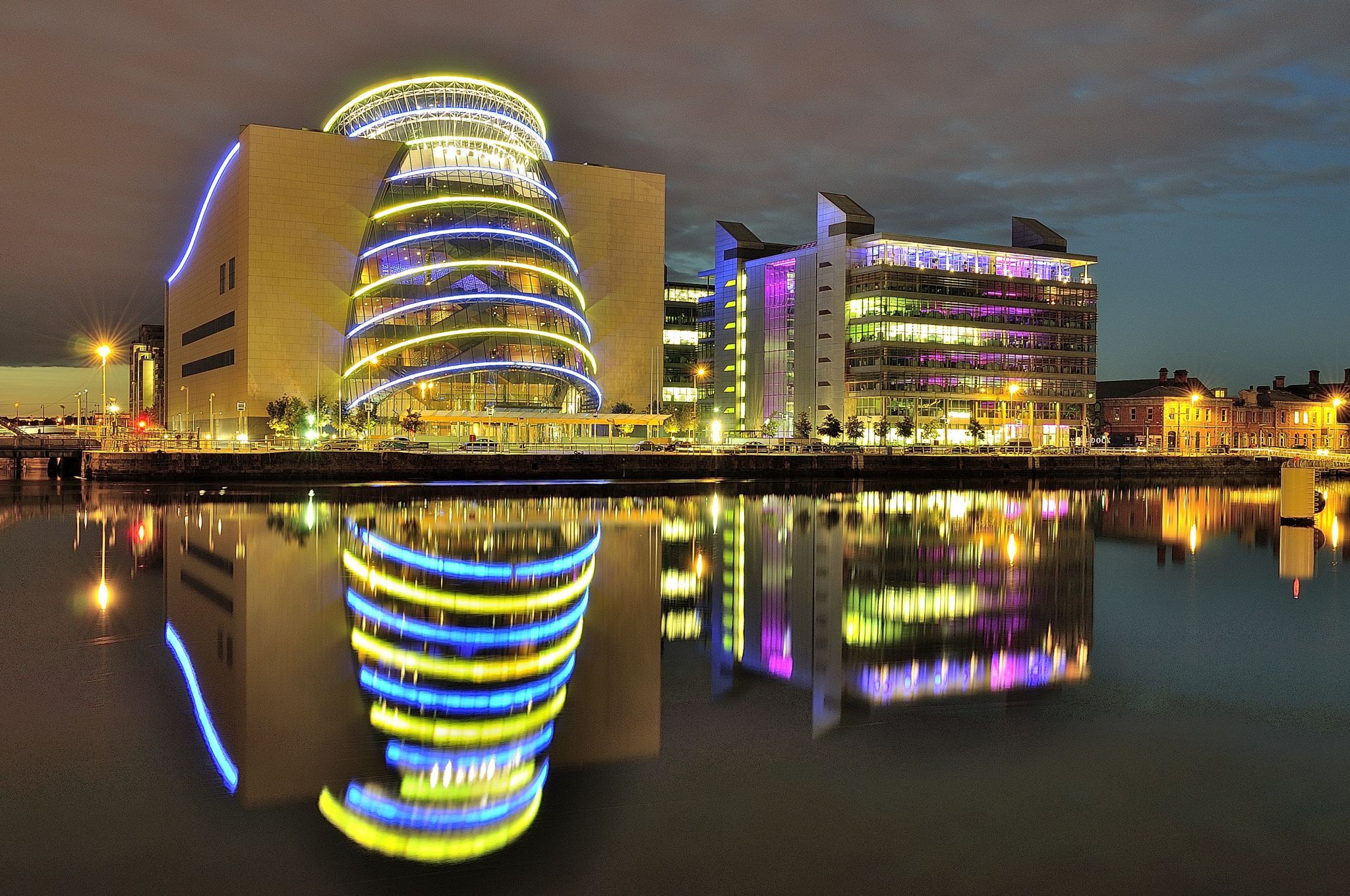 Side of River Liffey, Dublin, Ireland