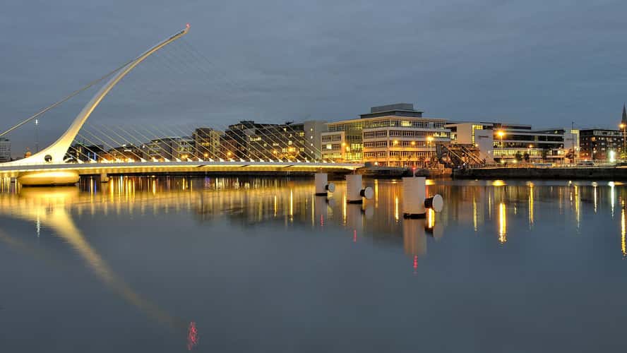 Side of River Liffey, Dublin