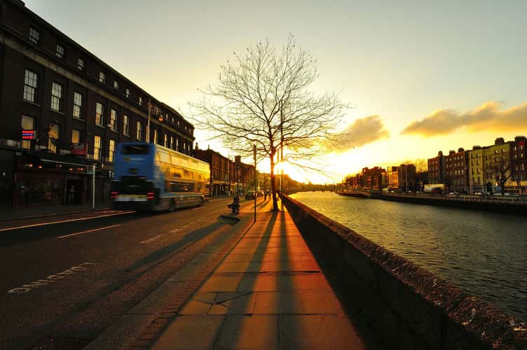 Side of River Liffey, Dublin