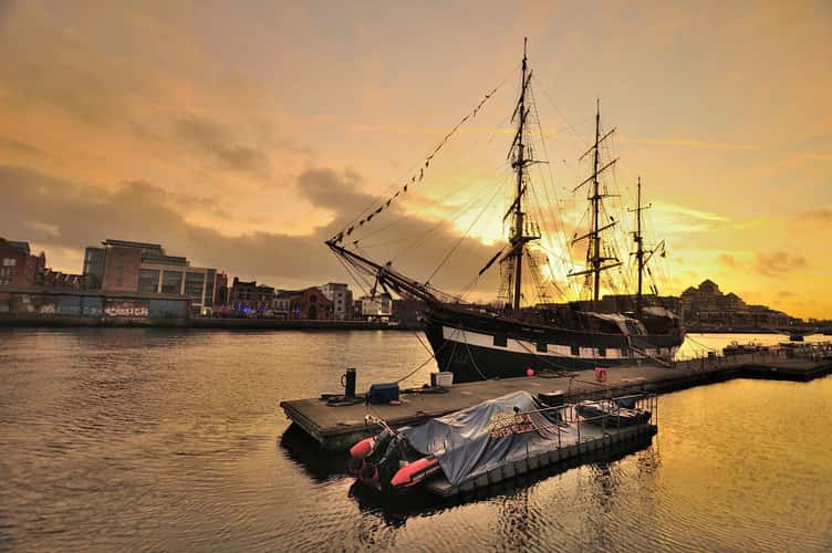 Side of River Liffey, Dublin