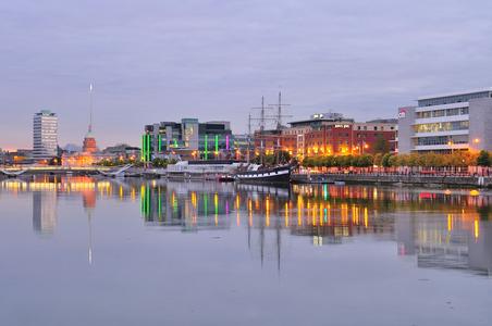 Side of River Liffey, Dublin