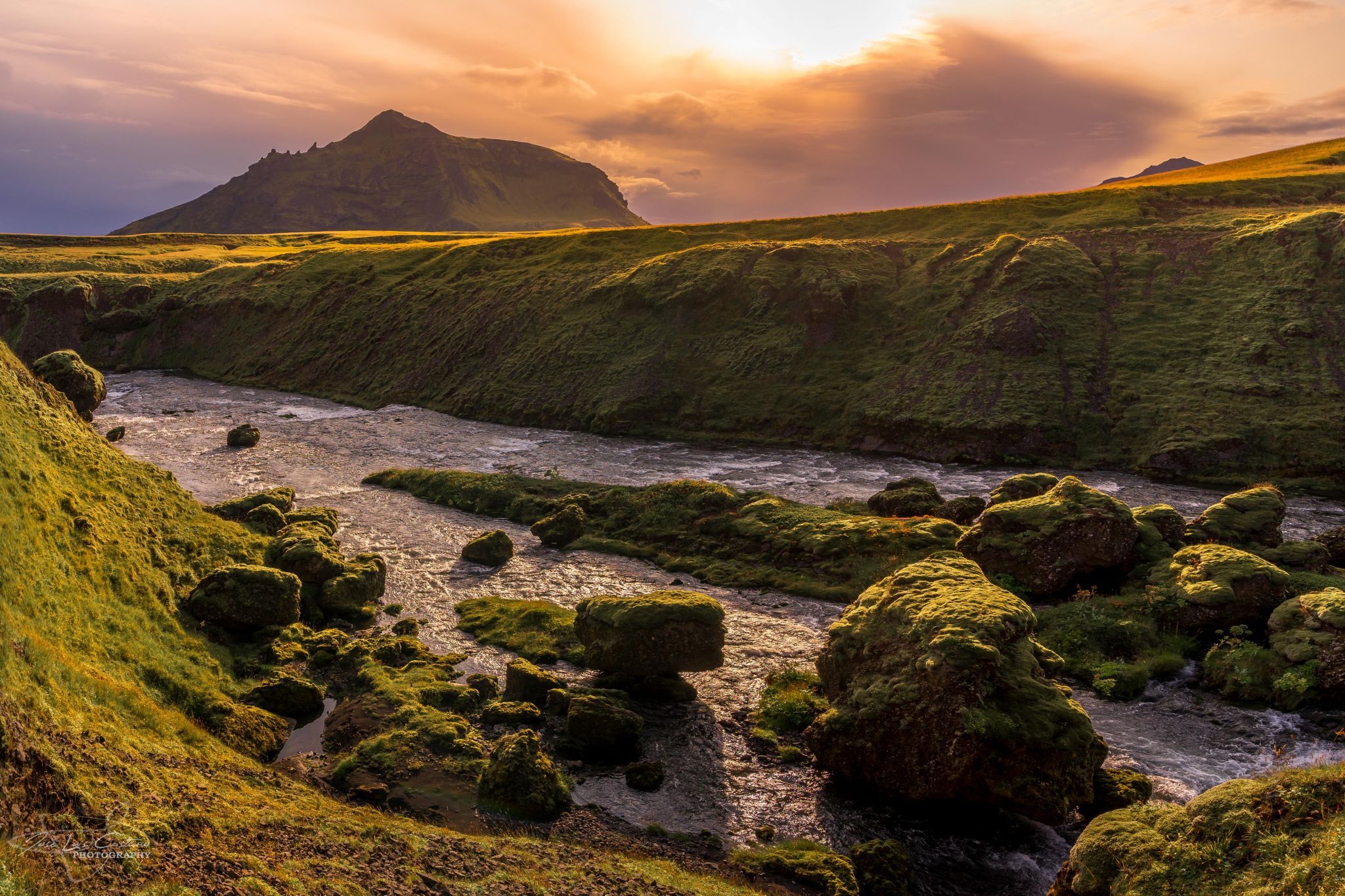 Skógafoss path to Fimmvörðuháls, Iceland