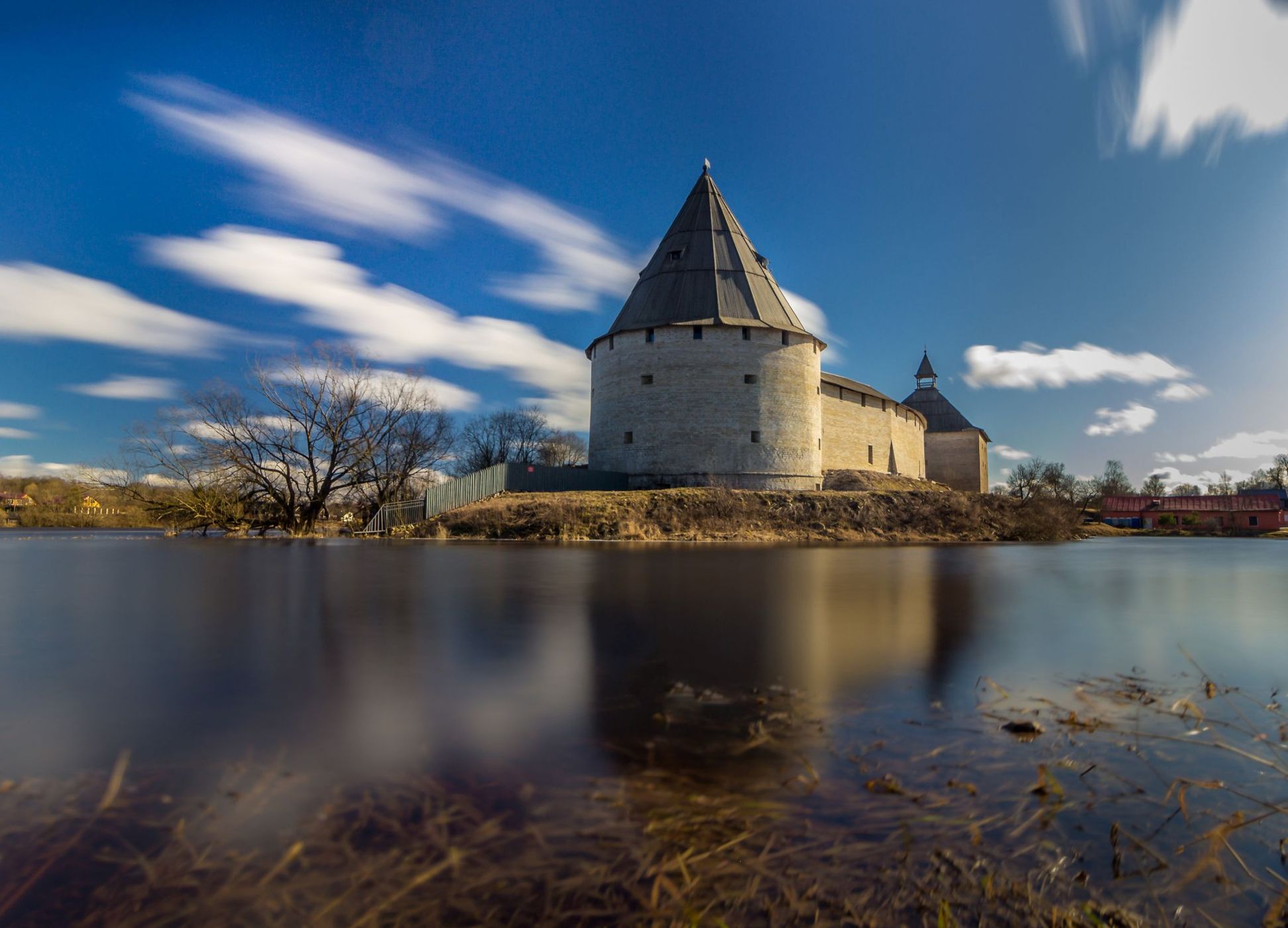 Staroladozhskaya fortress in the village of Staraya Ladoga, Russian Federation