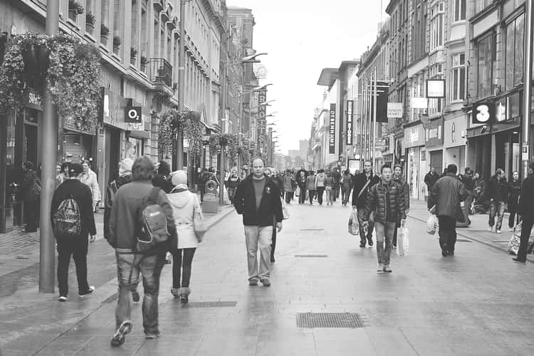 Street of Dublin.