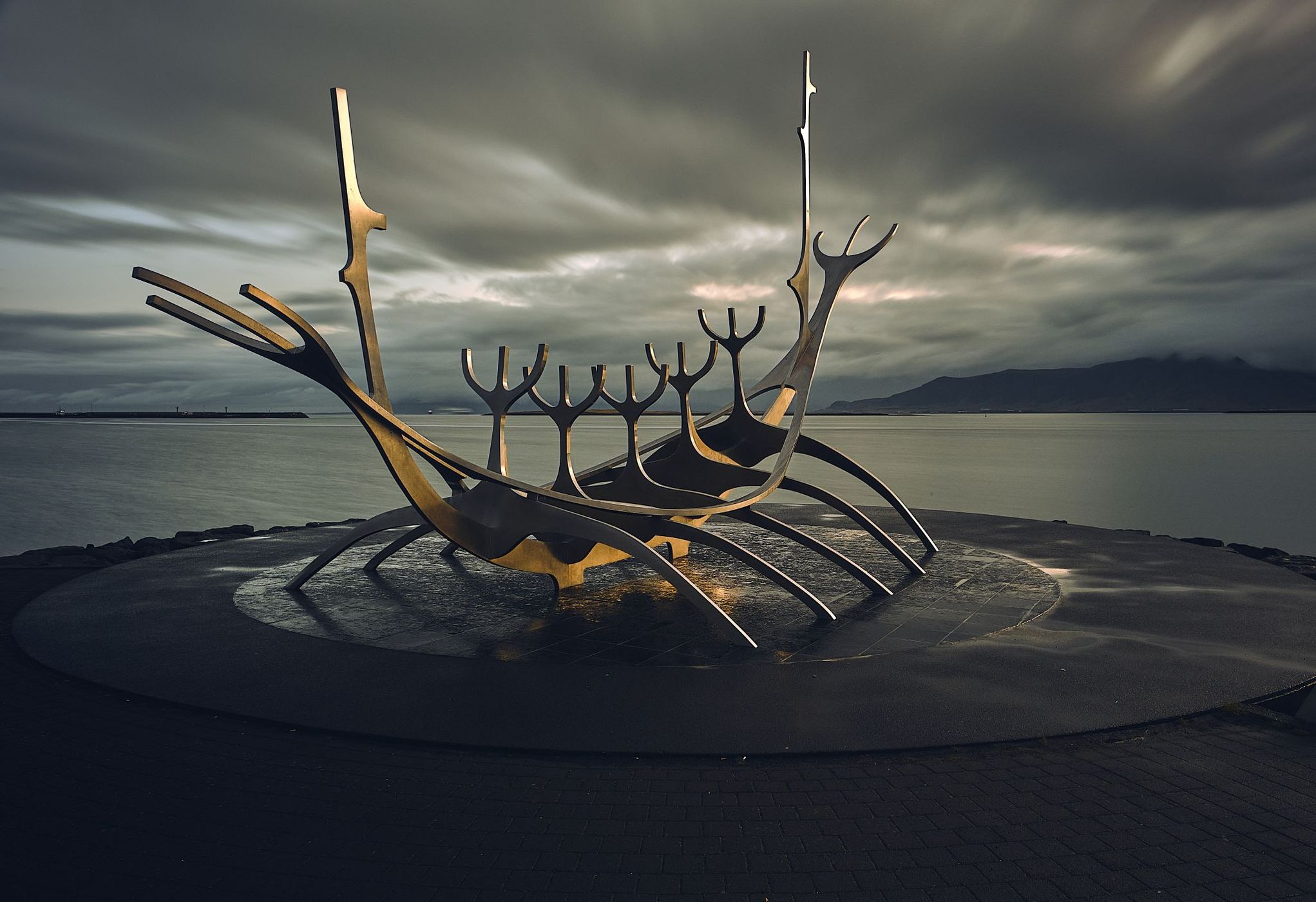 Viking monument, Reykjavik, Iceland