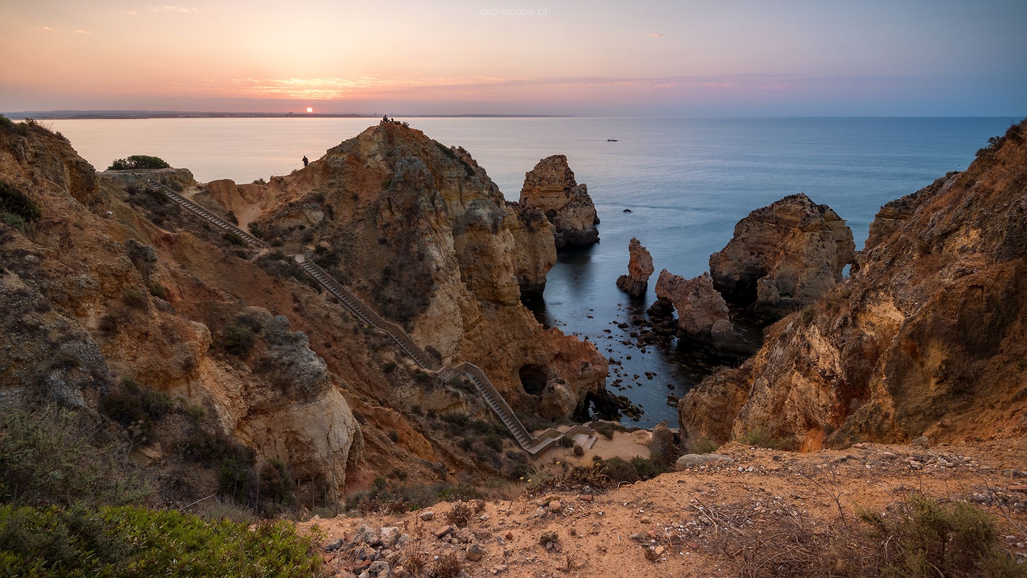 Stairs of Ponta da Piedade, Portugal