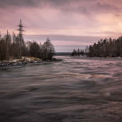 Thresholds on the Vuoksa River, Leningrad Region, Russian Federation