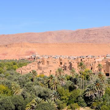 Tinghir palm grove, Morocco