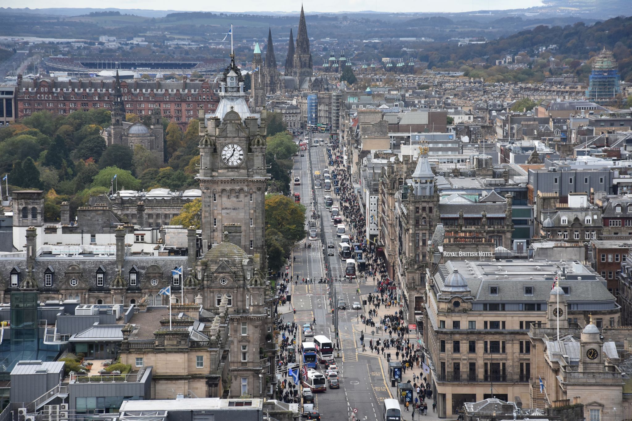The Balmoral on Princes Street, Edinburgh, United Kingdom