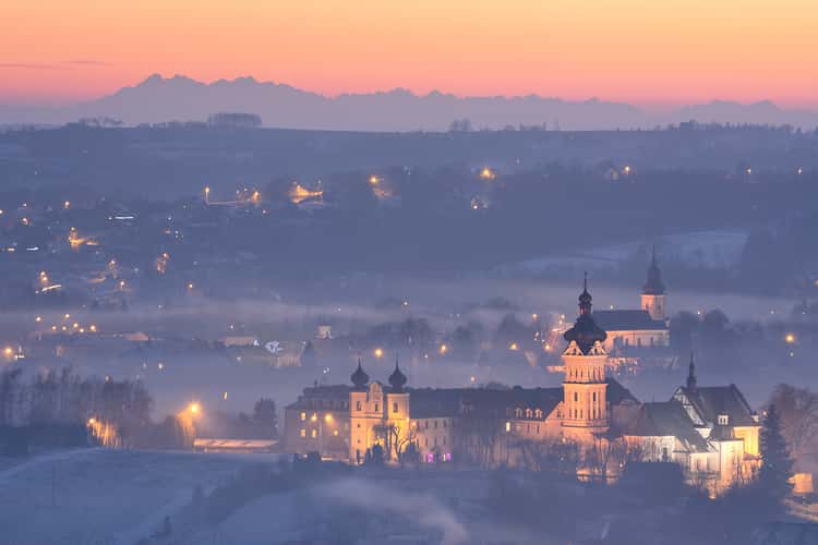 View over Tuchów