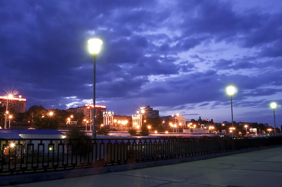 Volgograd lights, Russian Federation