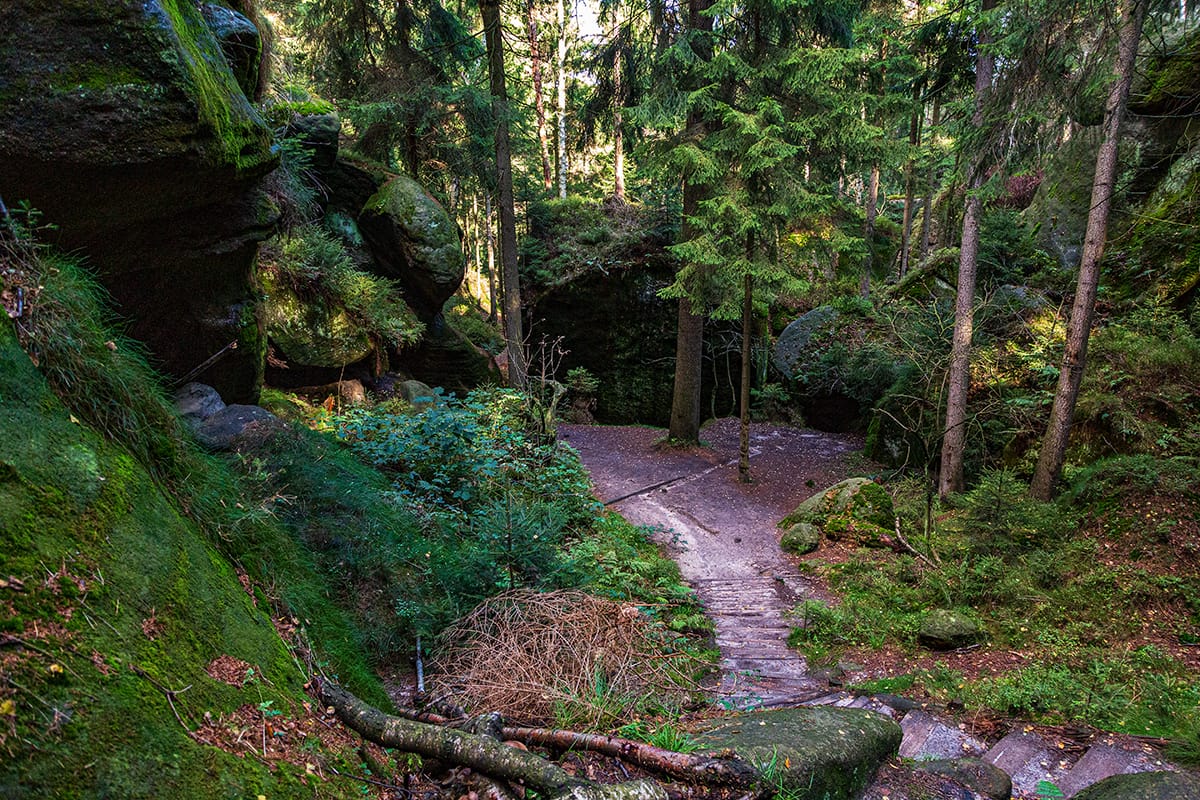 Wandern im Elbsandsteingebirge, Germany