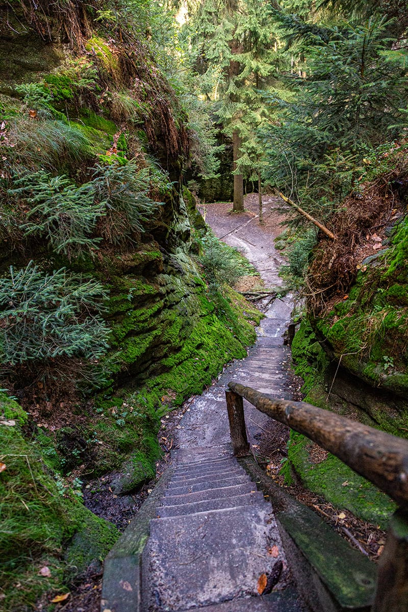 Wandern im Elbsandsteingebirge, Germany