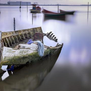 Abandoned boat, Brazil
