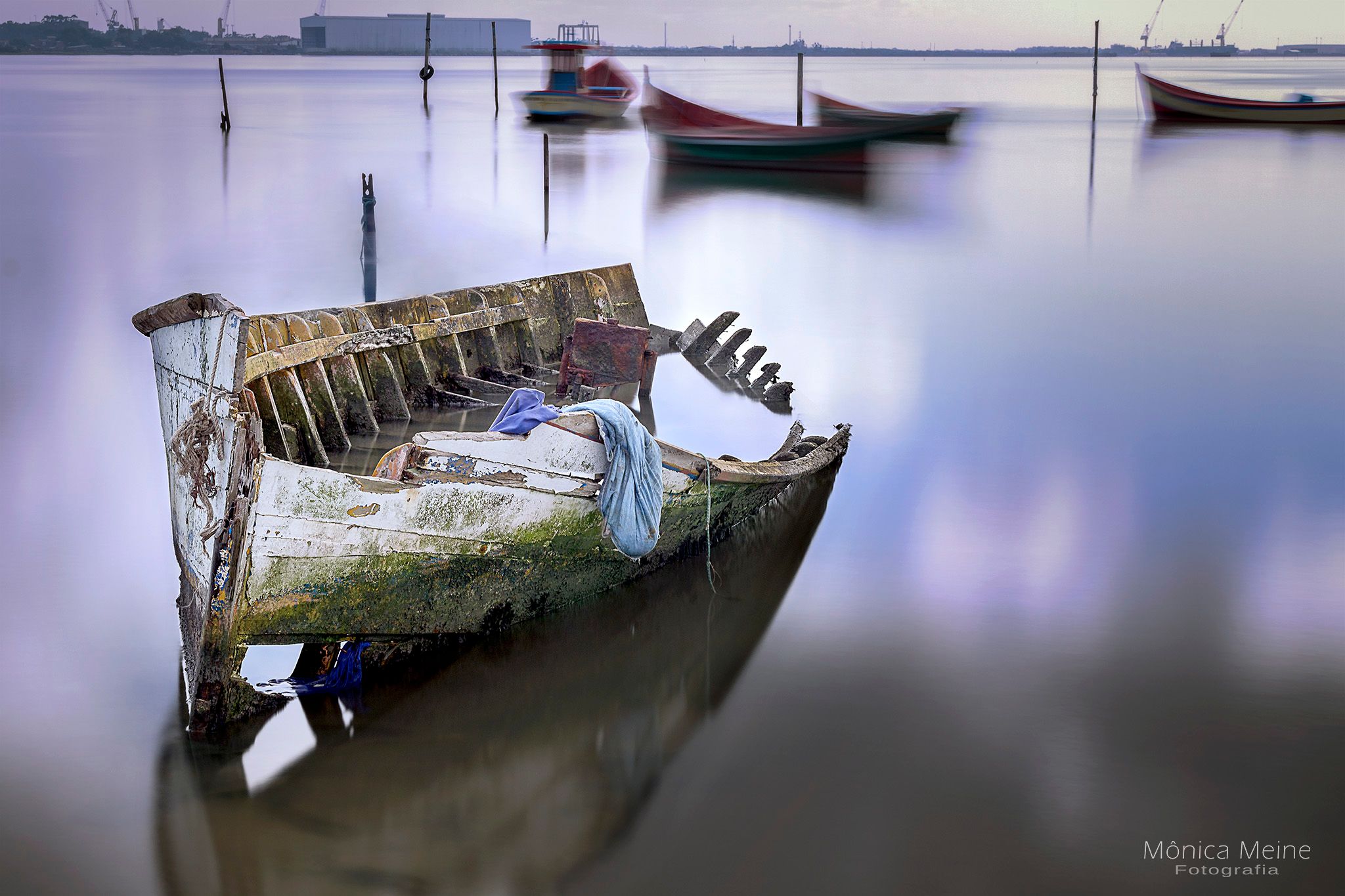 Abandoned boat, Brazil