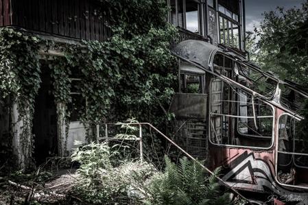 Abandoned railway hill station
