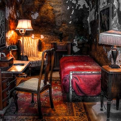 Al Capone cell in Philadelphia, USA