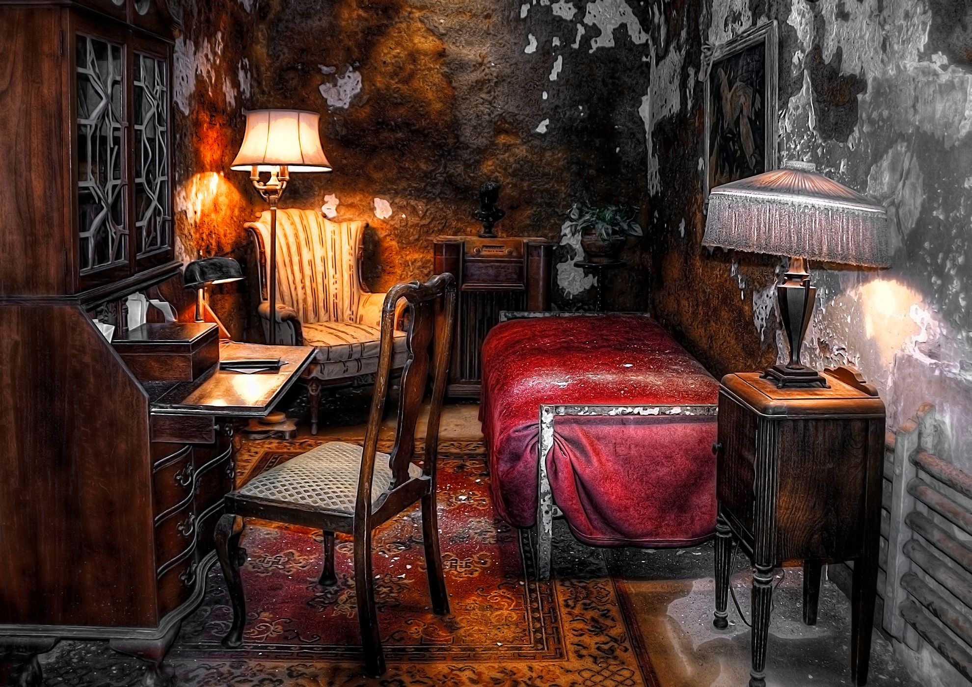 Al Capone cell in Philadelphia, USA
