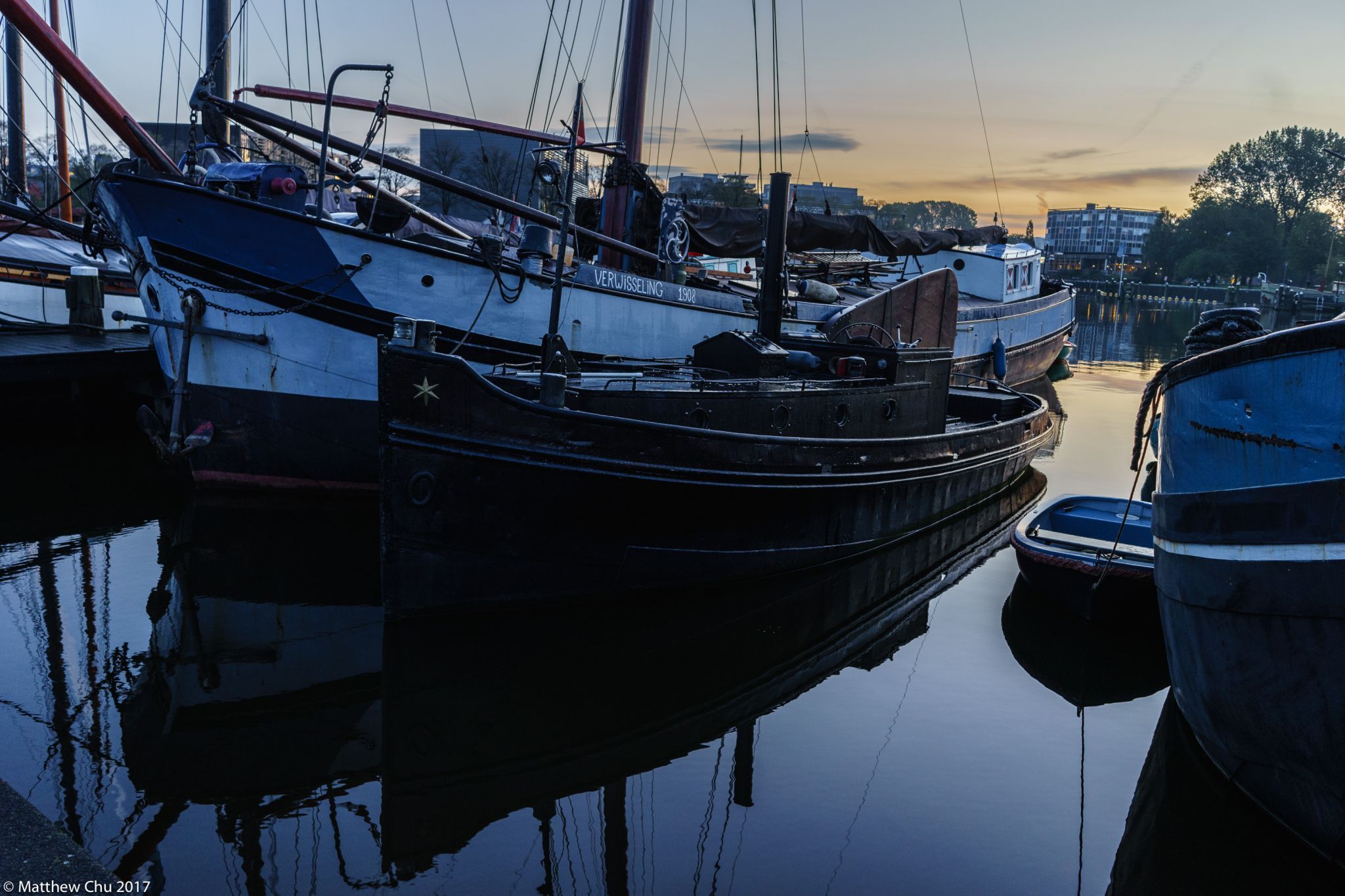 Amsterdam Harbour waterfront, Amsterdam, Netherlands