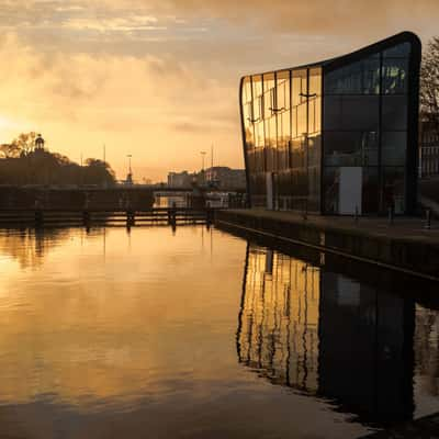 Amsterdam Harbour waterfront, Amsterdam, Netherlands