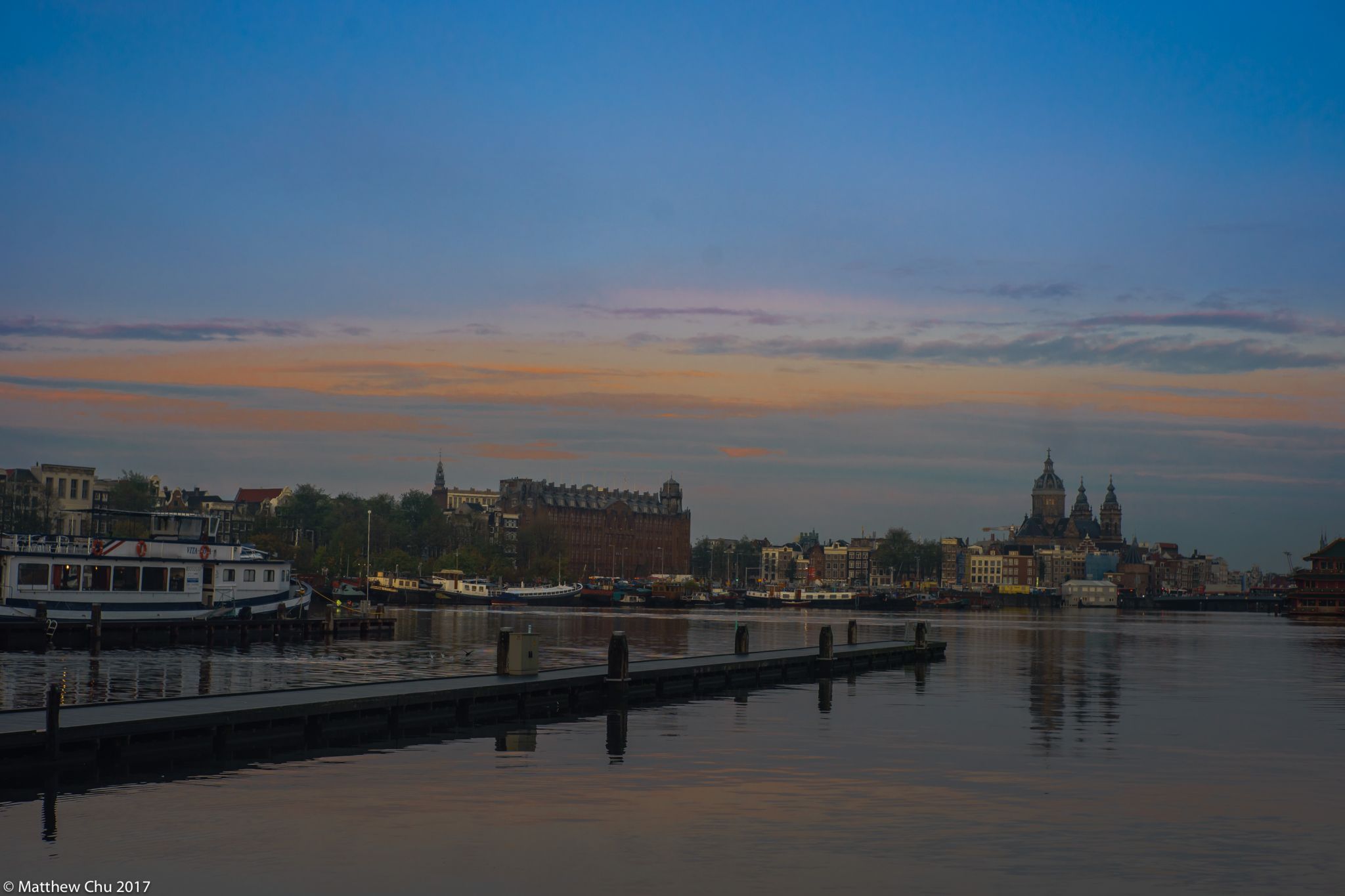 Amsterdam Harbour waterfront, Amsterdam, Netherlands