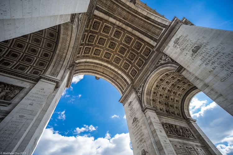Arc de Triomphe, Paris, France