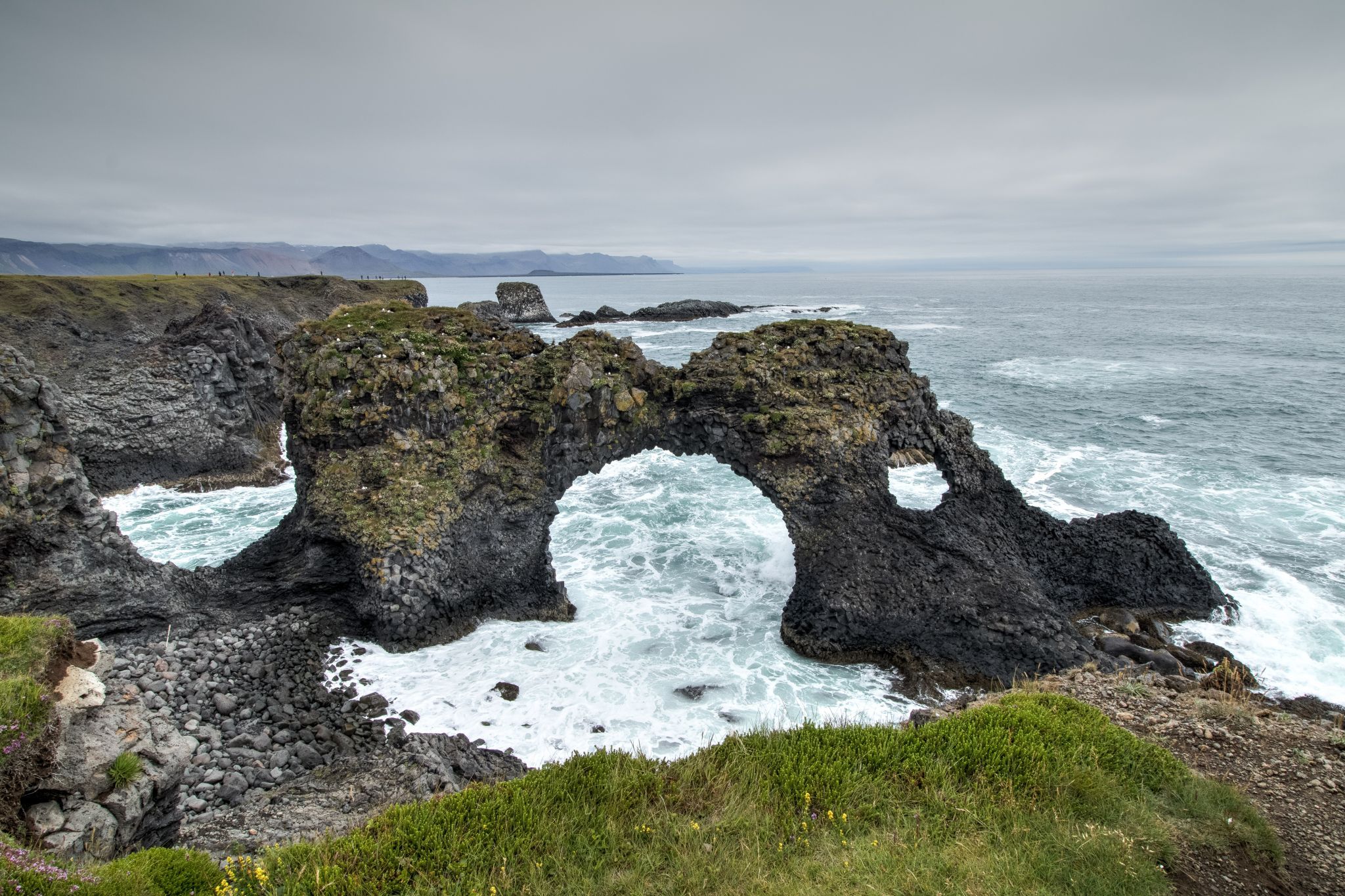 Gatklettur Stone Arch, Arnarstapi, Iceland