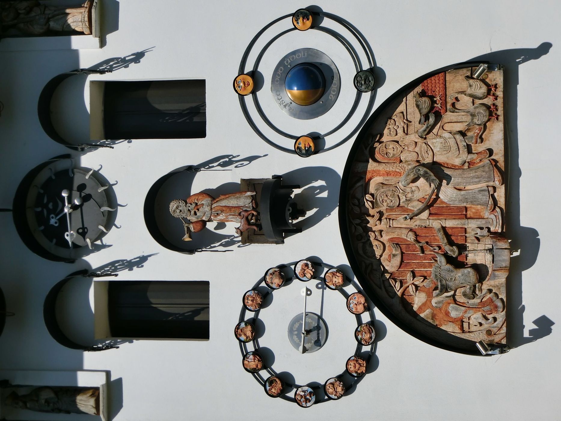 Astronomical Clock in Kryštofovo Údolí, Czech Republic