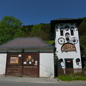 Astronomical Clock in Kryštofovo Údolí, Czech Republic