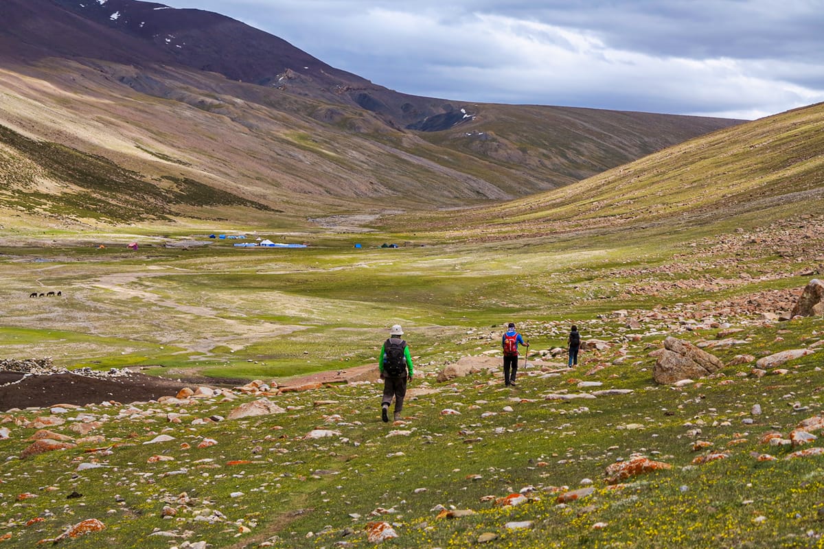 Auf dem Weg zum Kongmaru La, Markha Valley Trek, India