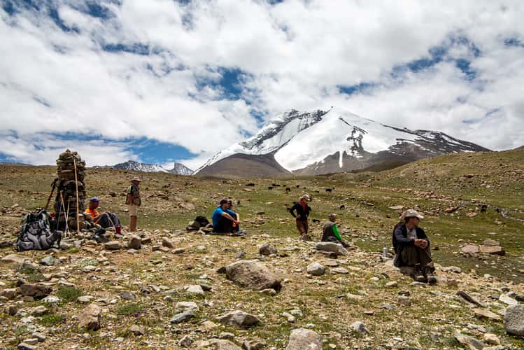 Auf dem Weg zum Kongmaru La, Markha Valley Trek