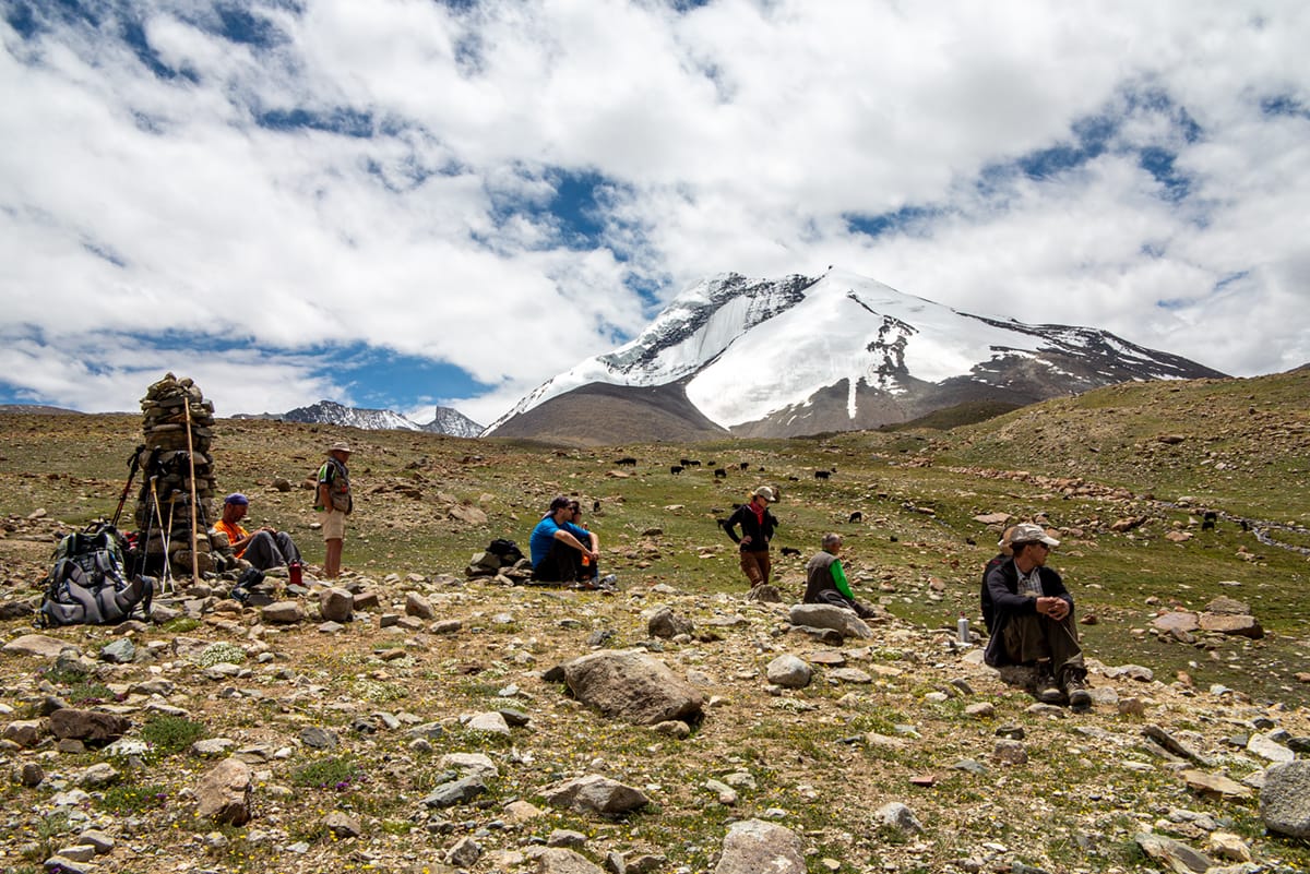 Auf dem Weg zum Kongmaru La, Markha Valley Trek, India
