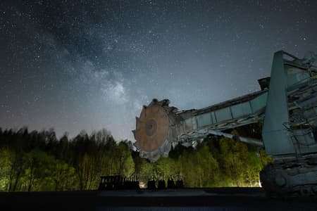 Big excavator near Bärnbach