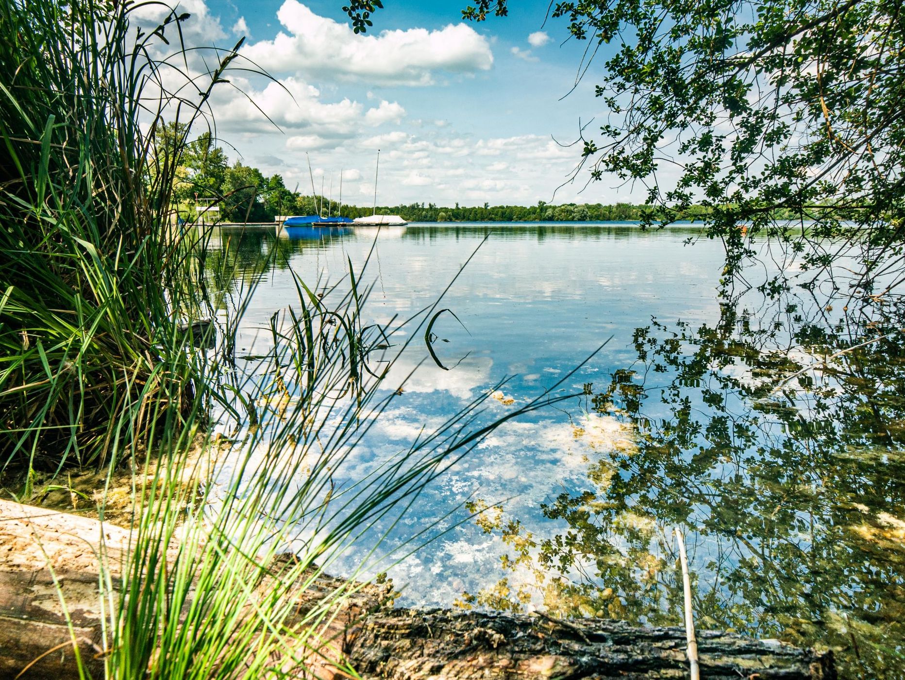 Baggersee Mittelgrund , Eggenstein-Leopoldshafen, Germany