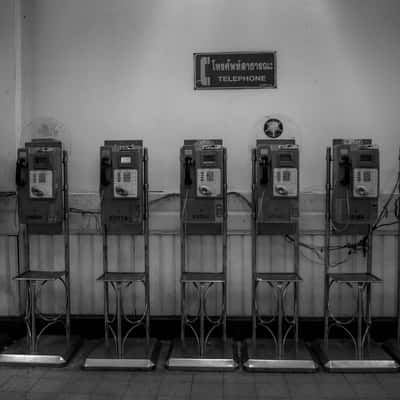 Bangkok - Train Station Payphones, Thailand