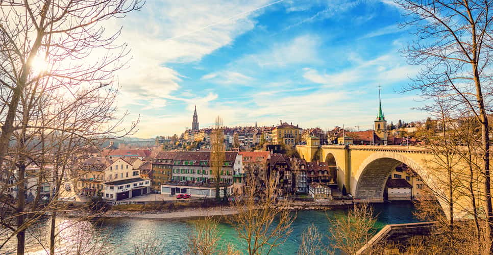  View over the Old Town of Bern