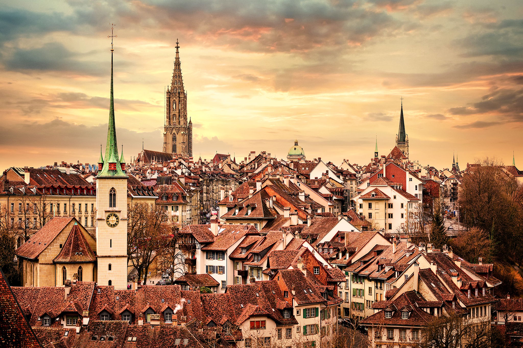  View over the Old Town of Bern, Switzerland